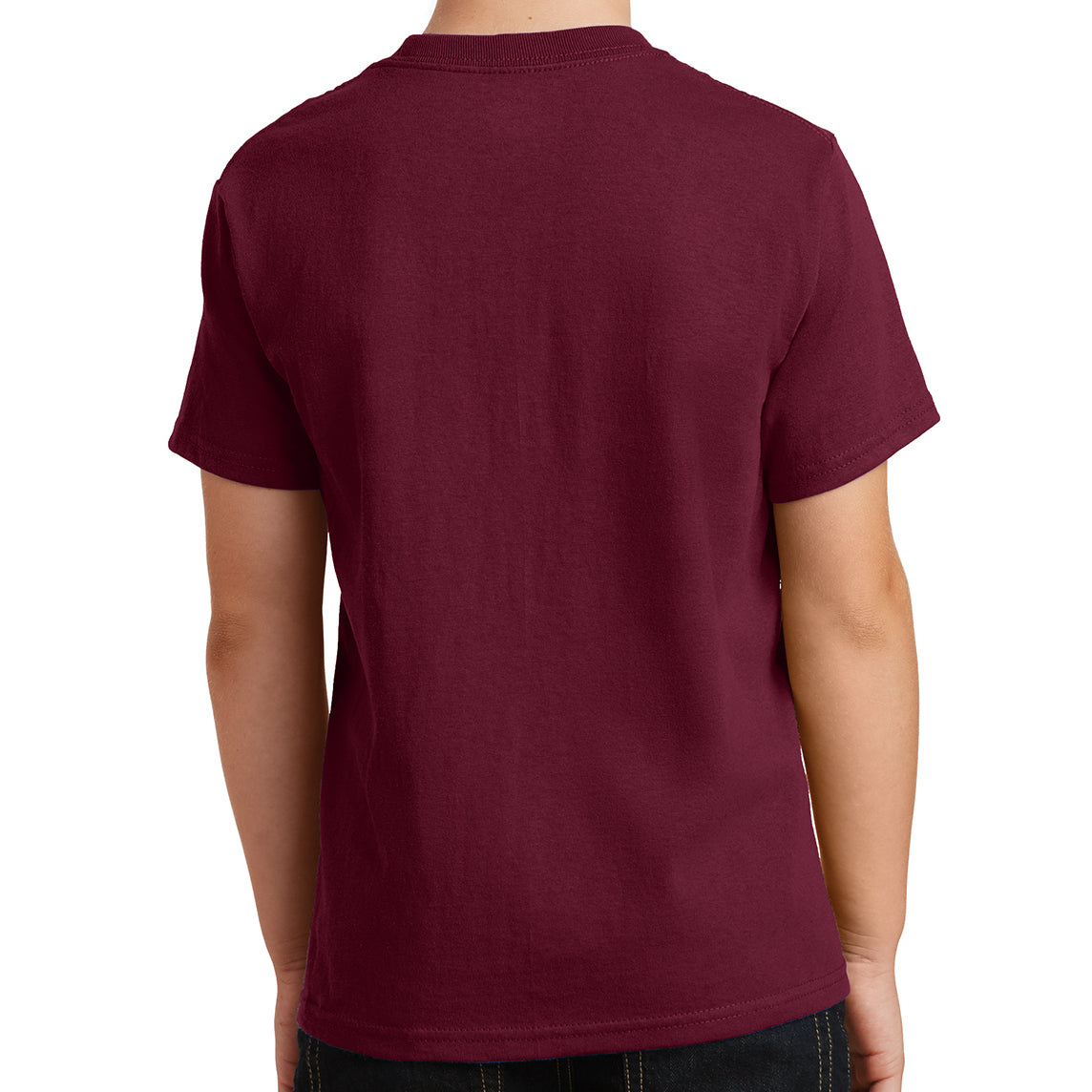 Youth Core Cotton Tee - Cardinal