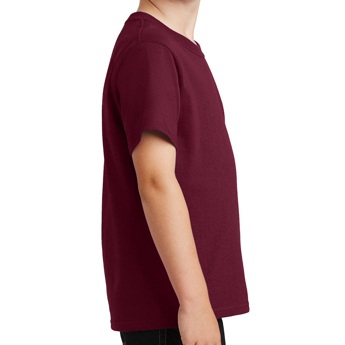 Youth Core Cotton Tee - Cardinal