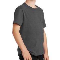 Youth Core Cotton Tee - Charcoal