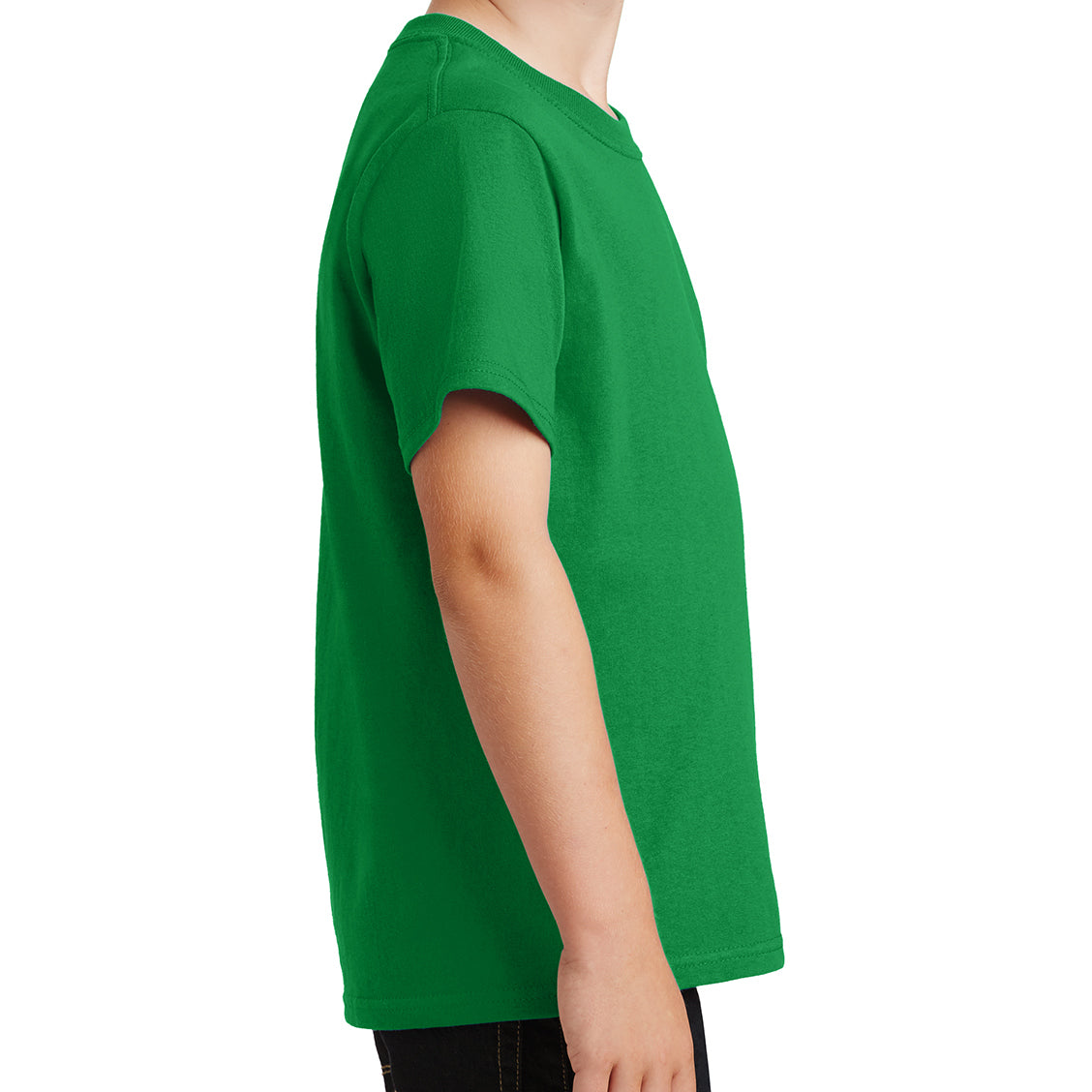 Youth Core Cotton Tee - Clover Green