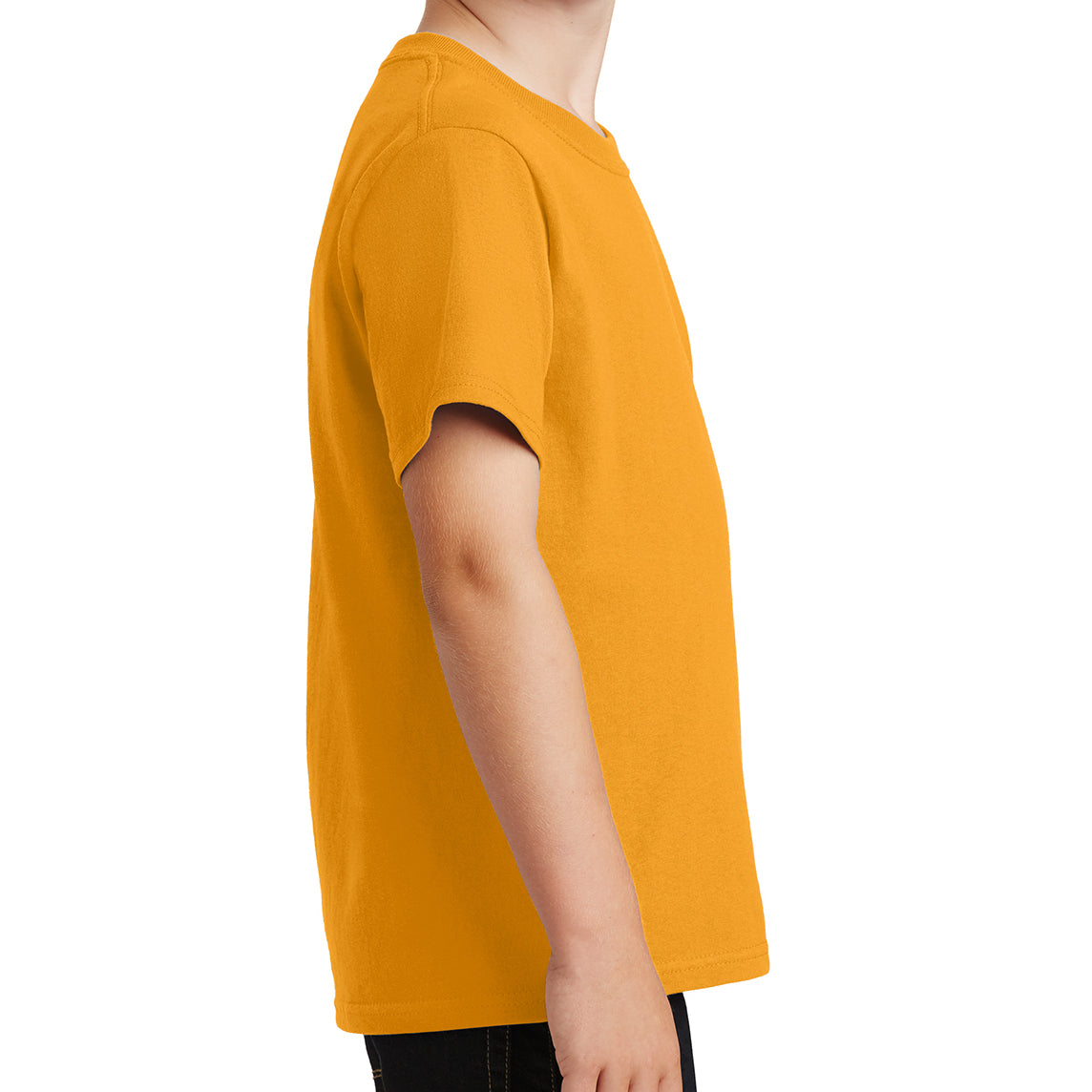 Youth Core Cotton Tee - Gold