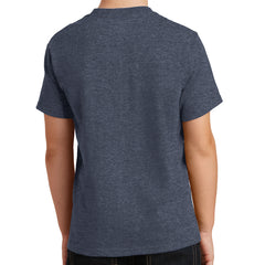 Youth Core Cotton Tee - Heather Navy