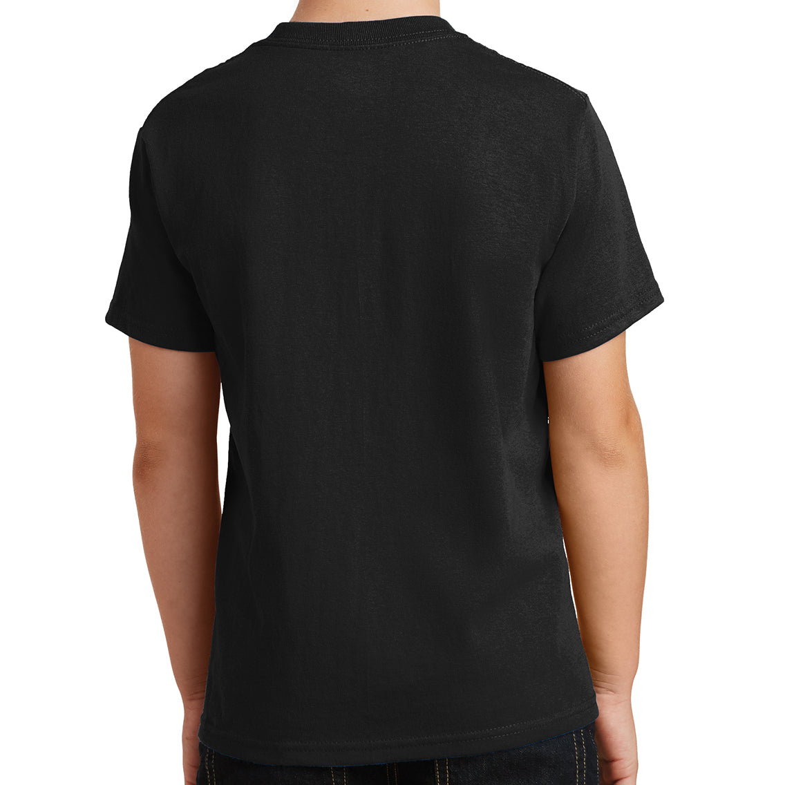 Youth Core Cotton Tee - Jet Black