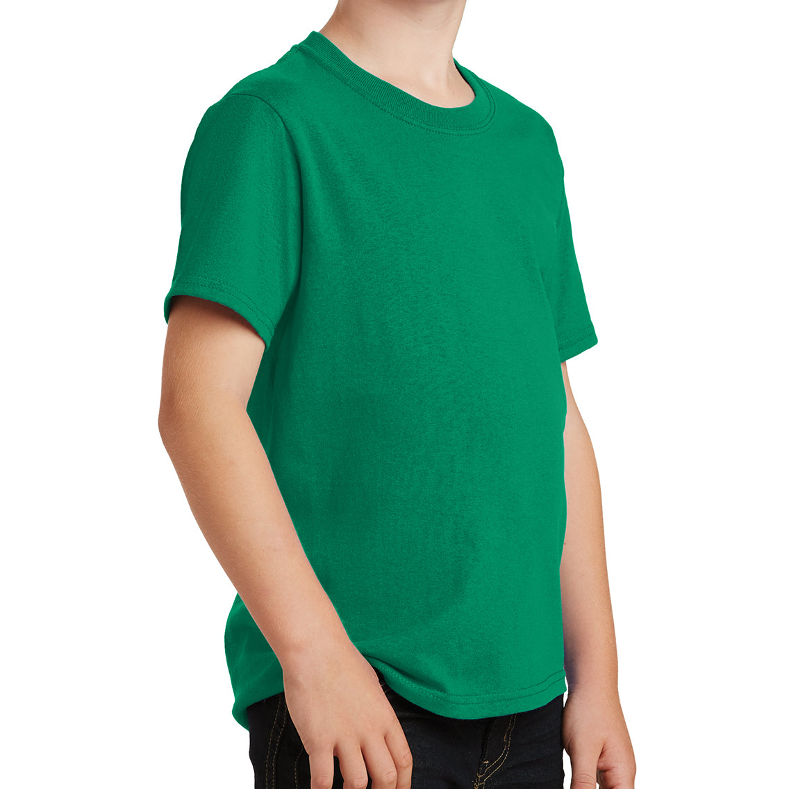 Youth Core Cotton Tee - Kelly