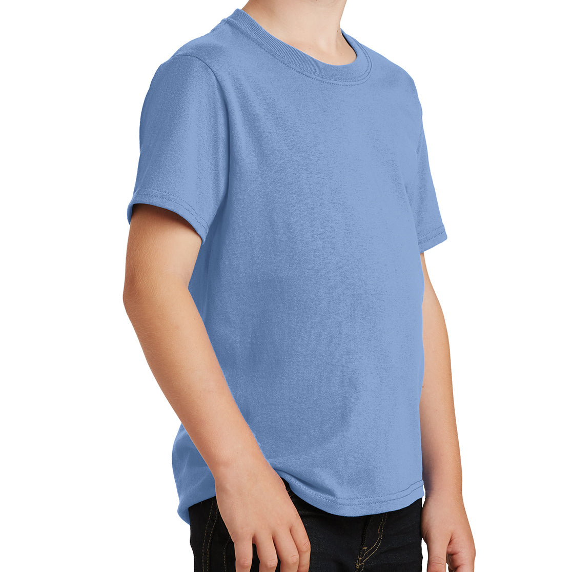 Youth Core Cotton Tee - Light Blue