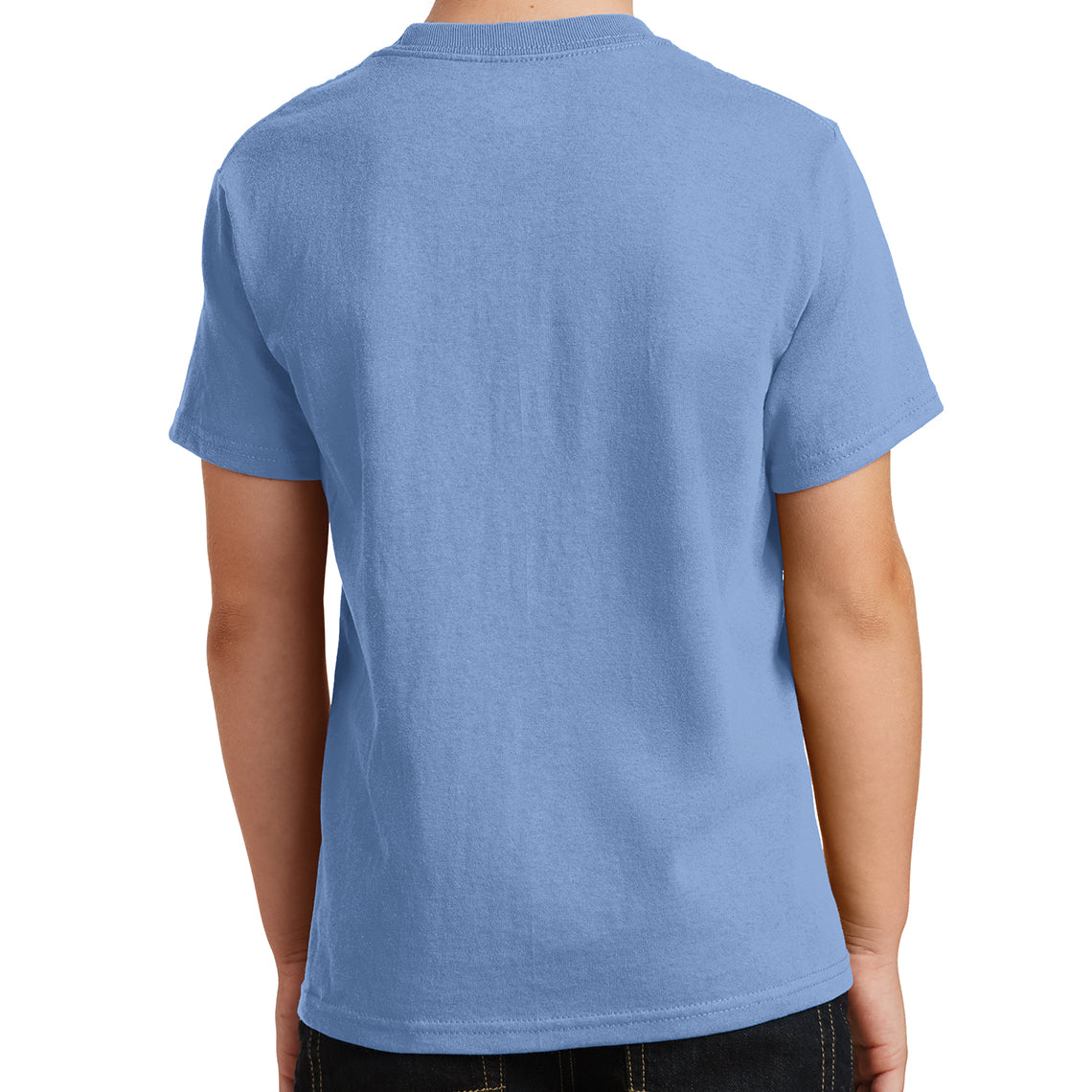 Youth Core Cotton Tee - Light Blue
