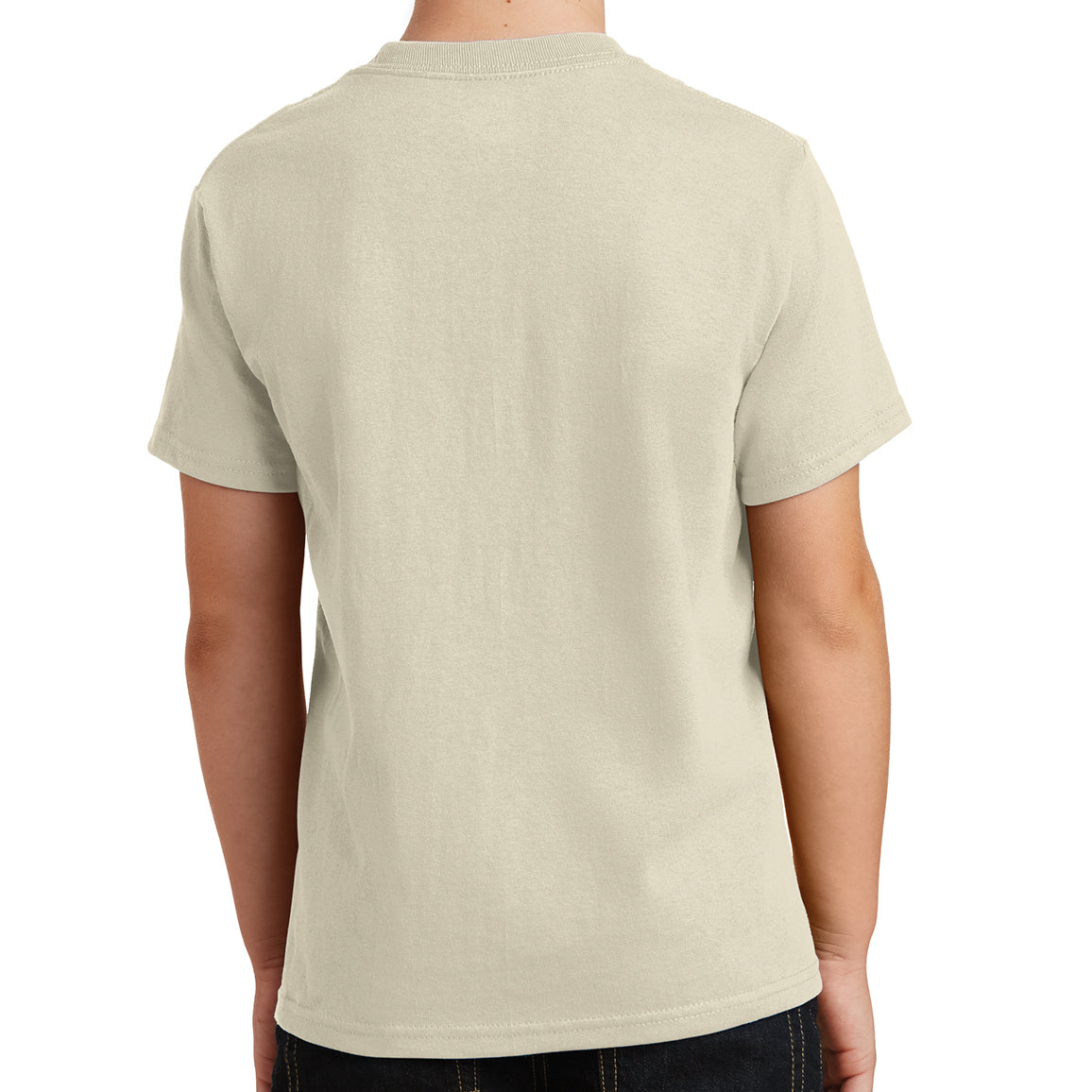 Youth Core Cotton Tee - Natural