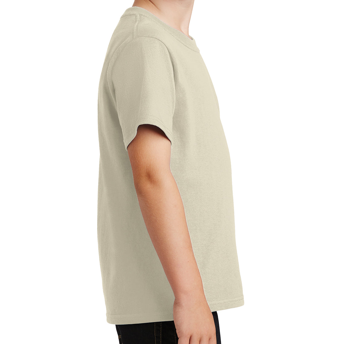 Youth Core Cotton Tee - Natural