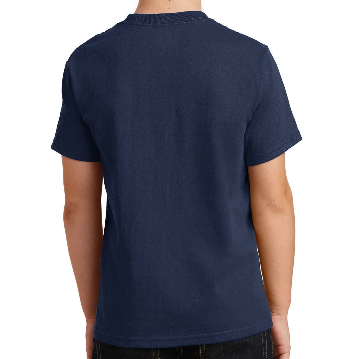 Youth Core Cotton Tee - Navy