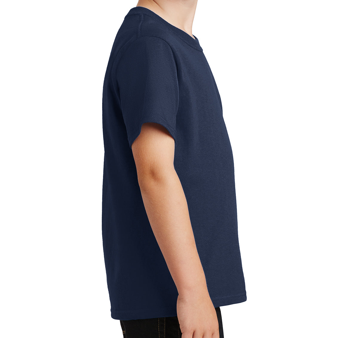 Youth Core Cotton Tee - Navy