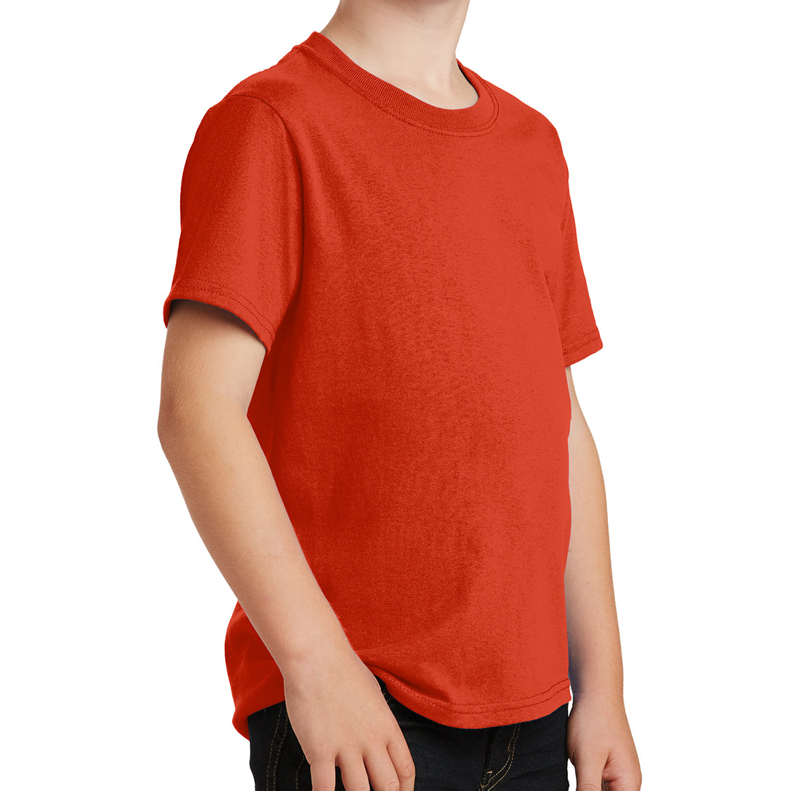 Youth Core Cotton Tee - Orange
