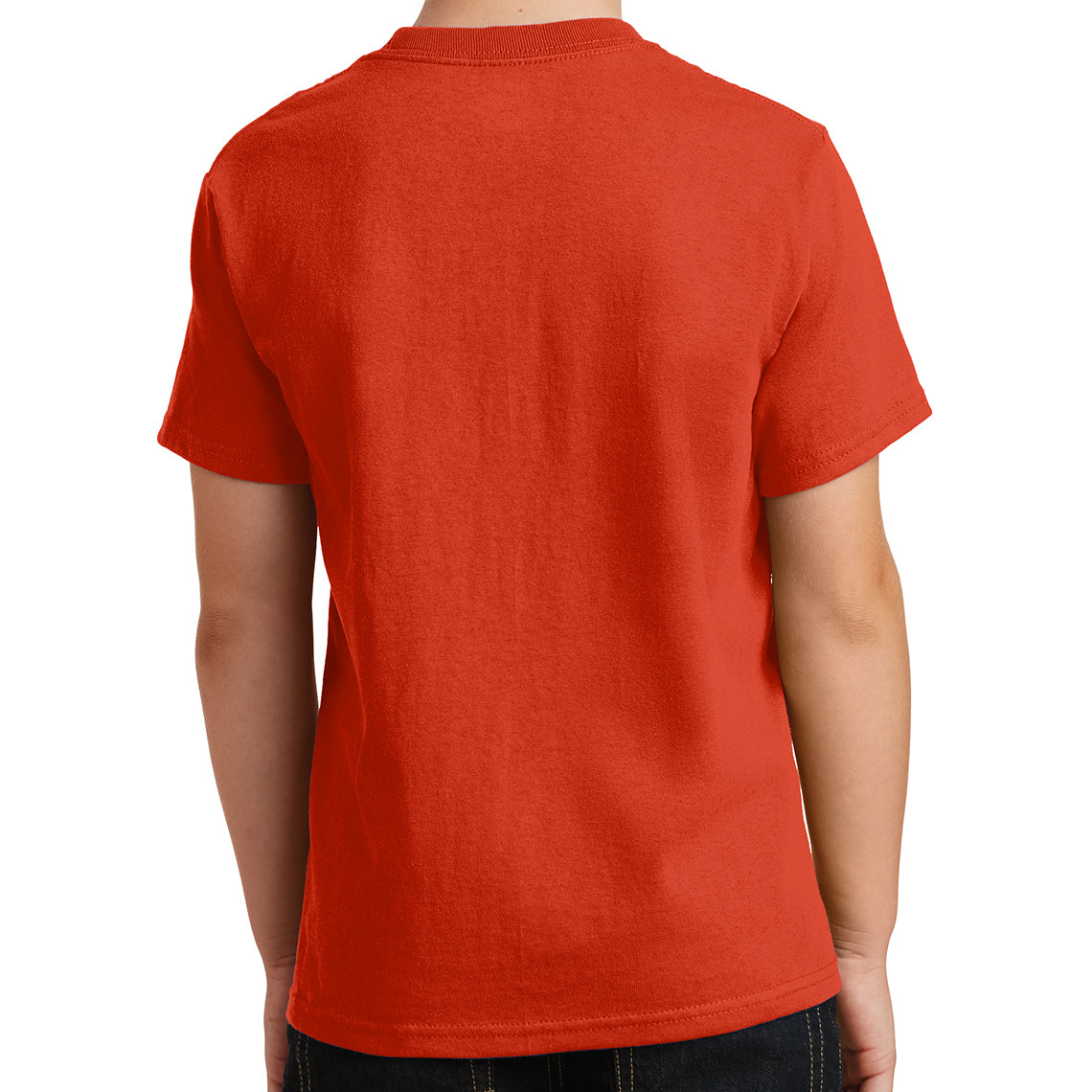 Youth Core Cotton Tee - Orange