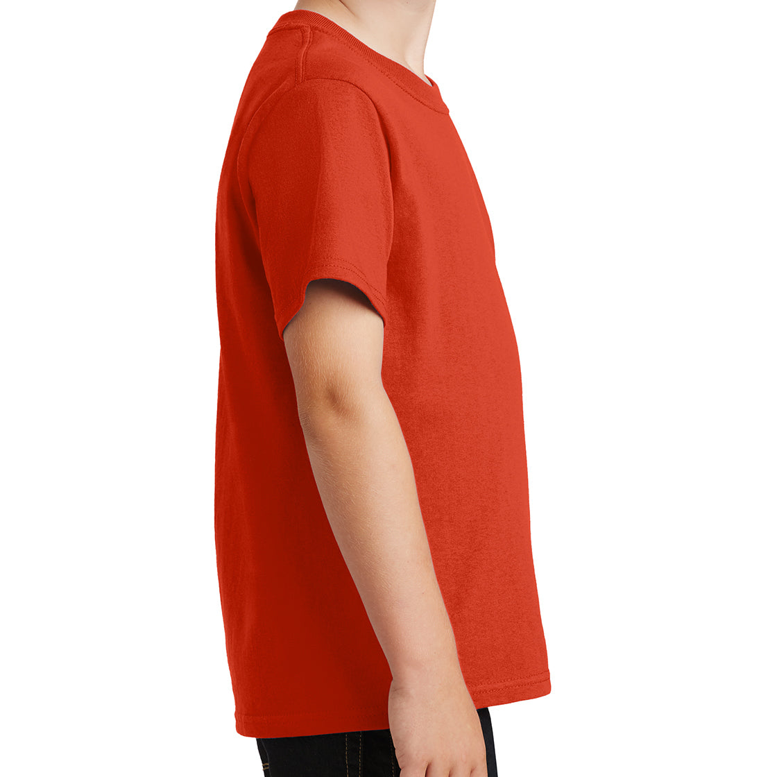 Youth Core Cotton Tee - Orange