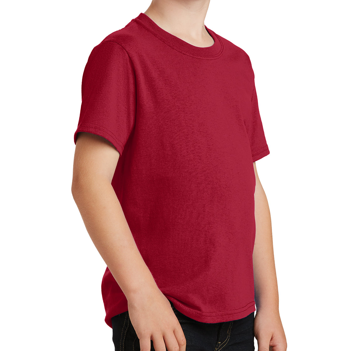 Youth Core Cotton Tee - Red