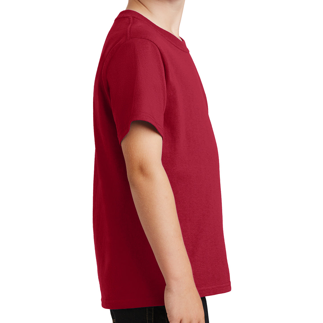 Youth Core Cotton Tee - Red