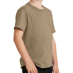 Youth Core Cotton Tee - Sand