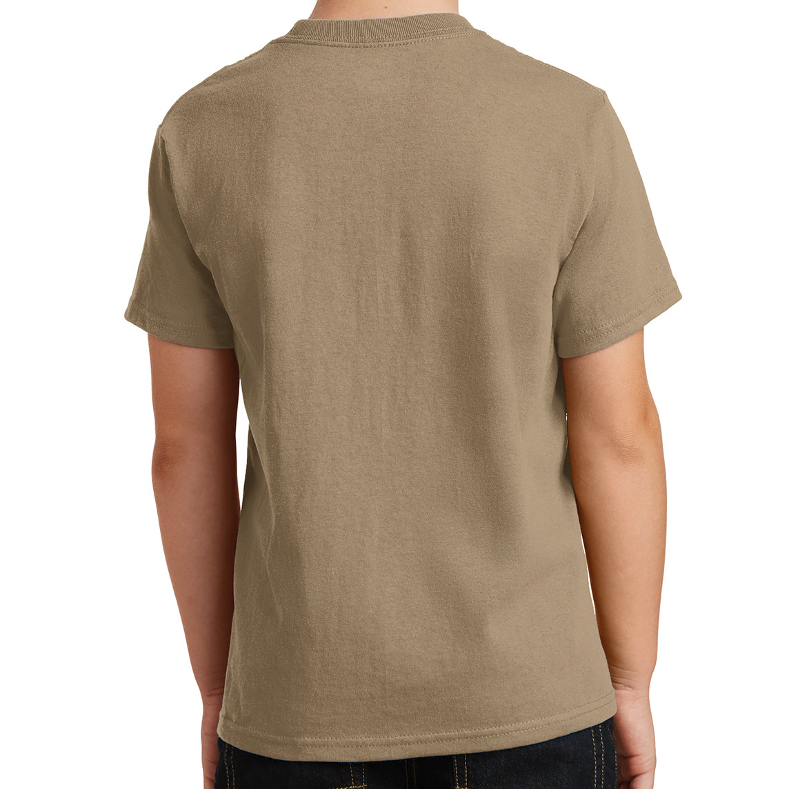 Youth Core Cotton Tee - Sand