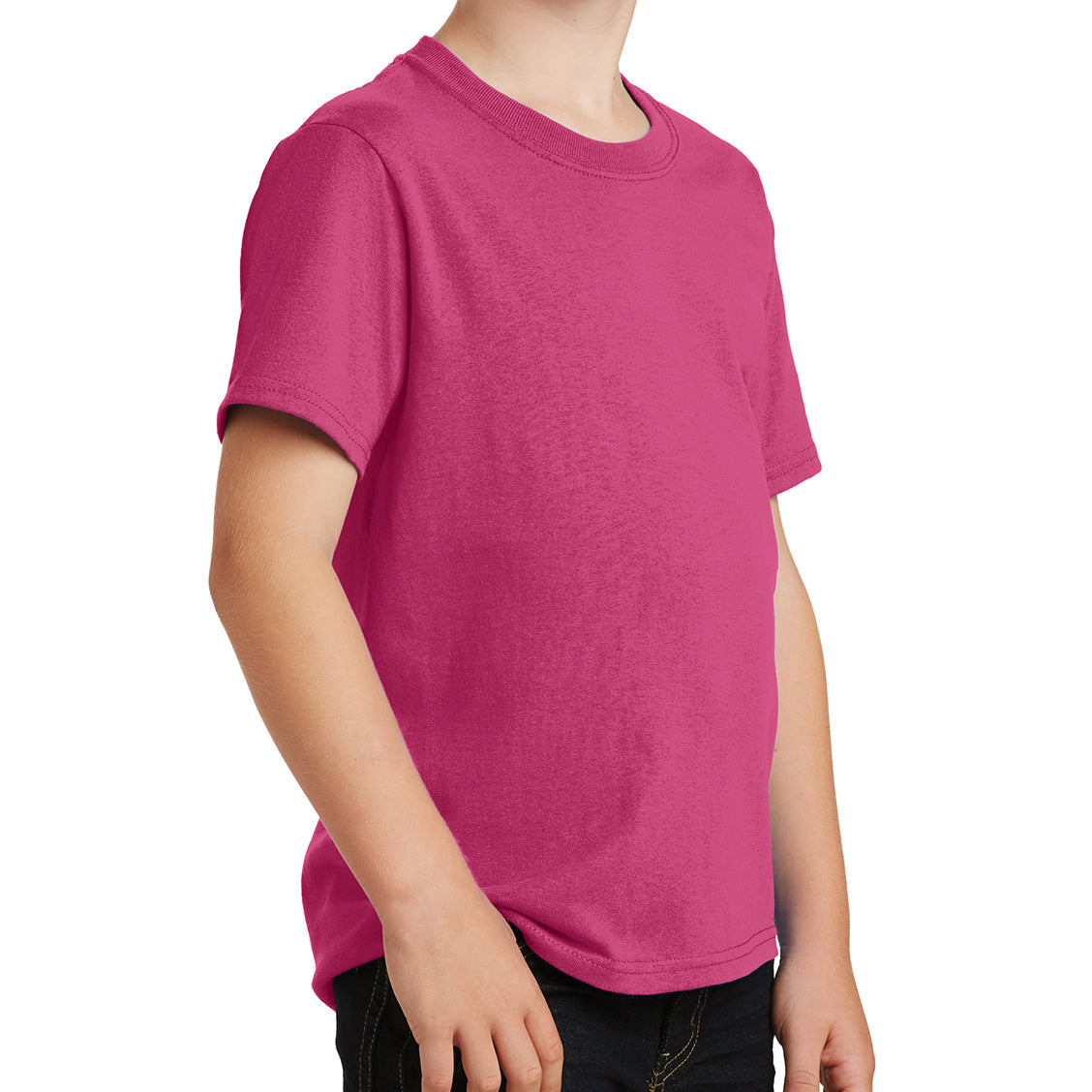 Youth Core Cotton Tee - Sangria
