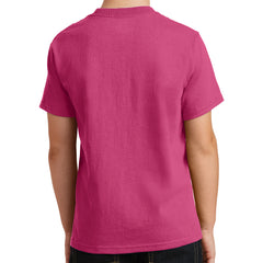 Youth Core Cotton Tee - Sangria