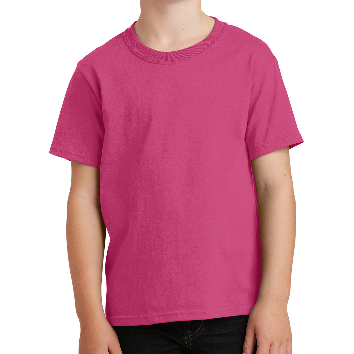 Youth Core Cotton Tee - Sangria