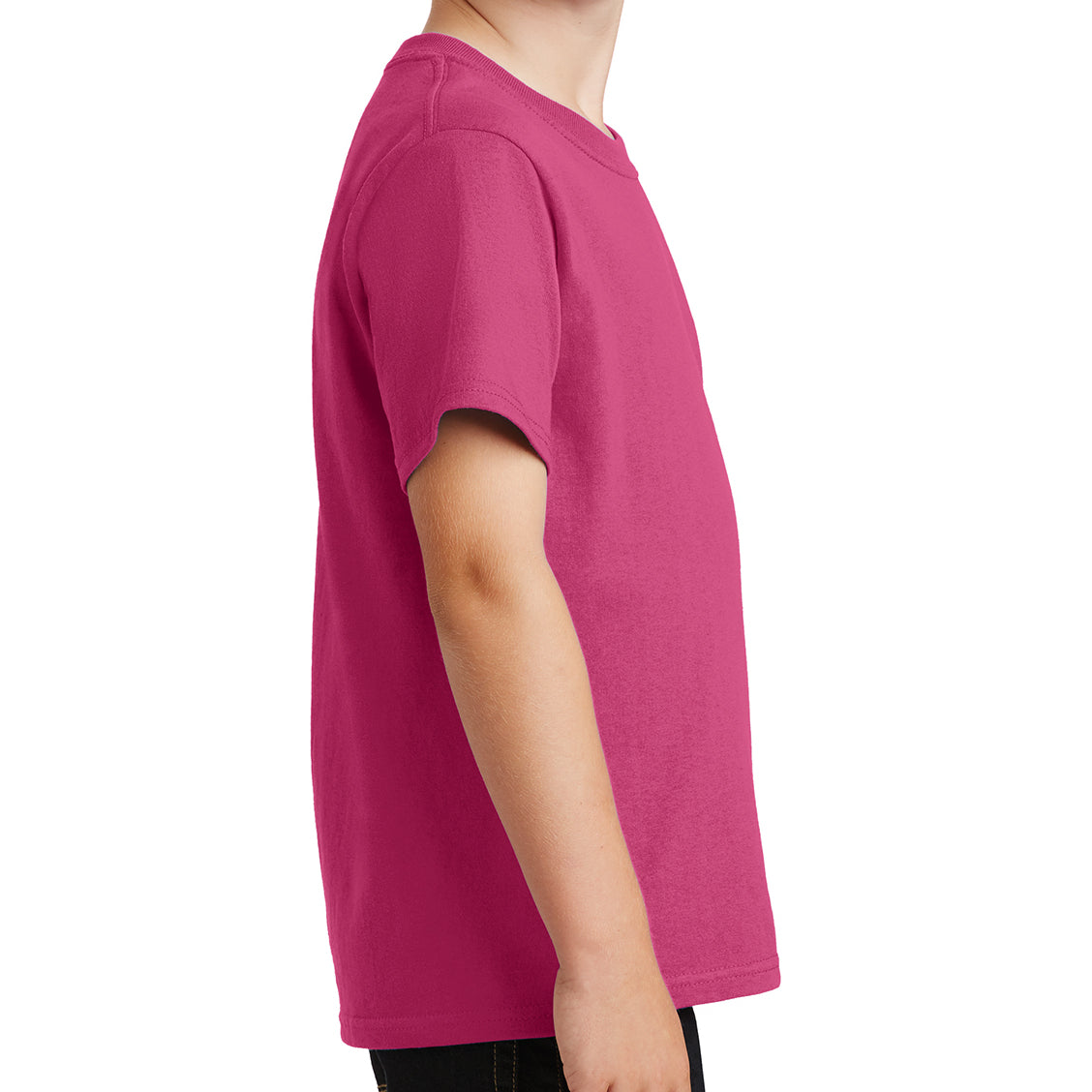 Youth Core Cotton Tee - Sangria
