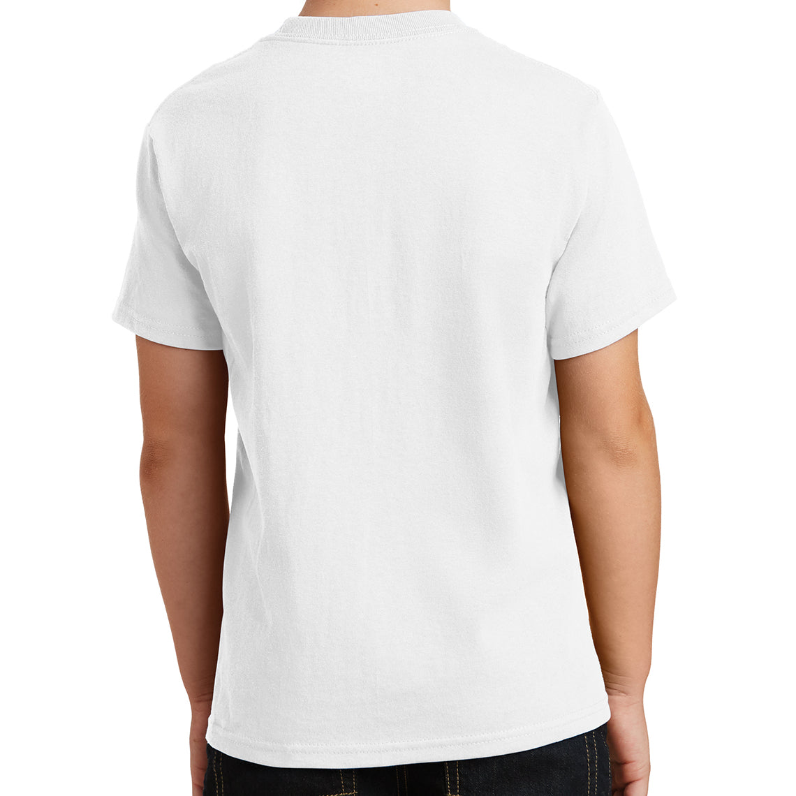 Youth Core Cotton Tee - White