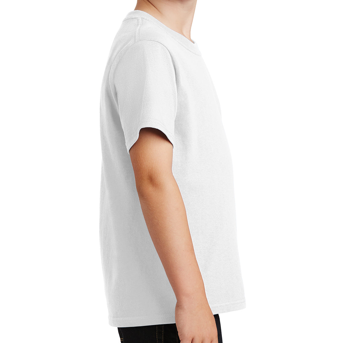 Youth Core Cotton Tee - White