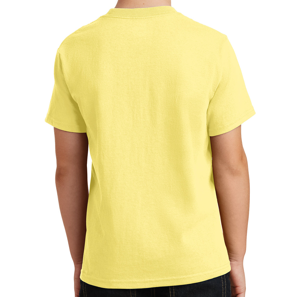 Youth Core Cotton Tee - Yellow