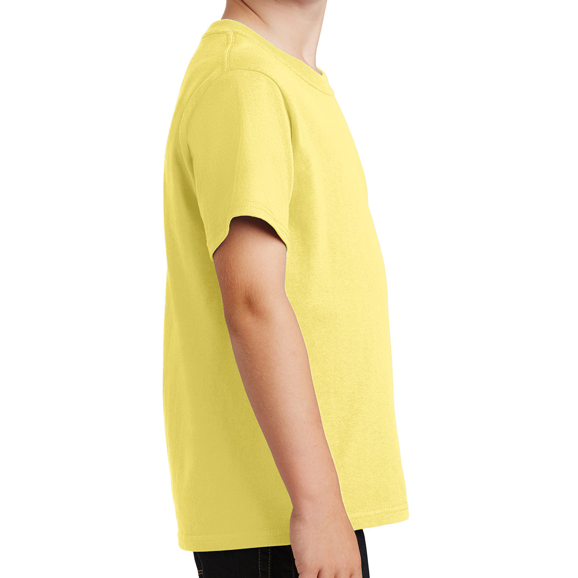 Youth Core Cotton Tee - Yellow