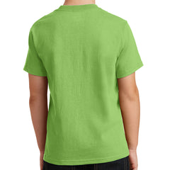 Youth Core Cotton Tee - Lime