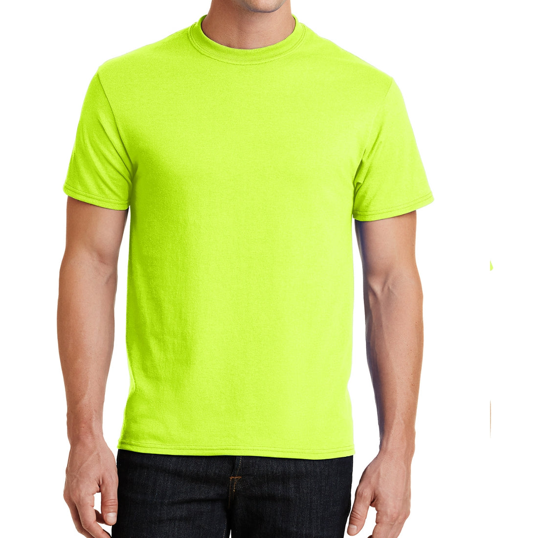 Core Blend Tee - Safety Green