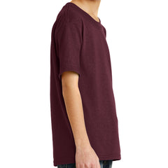 Youth Core Blend Tee - Athletic Maroon