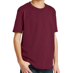 Youth Core Blend Tee - Cardinal