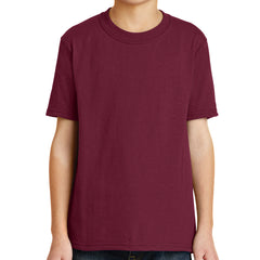 Youth Core Blend Tee - Cardinal
