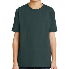Youth Core Blend Tee - Dark Green