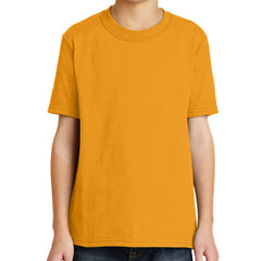 Youth Core Blend Tee - Gold