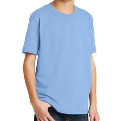 Youth Core Blend Tee - Light Blue