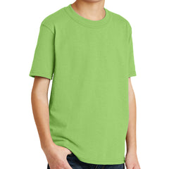 Youth Core Blend Tee - Lime