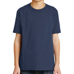 Youth Core Blend Tee - Navy