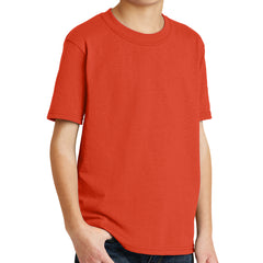 Youth Core Blend Tee - Orange