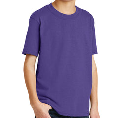 Youth Core Blend Tee - Purple