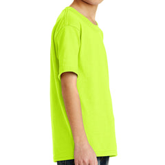 Youth Core Blend Tee - Safety Green