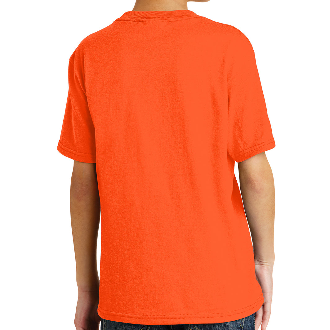 Youth Core Blend Tee - Safety Orange