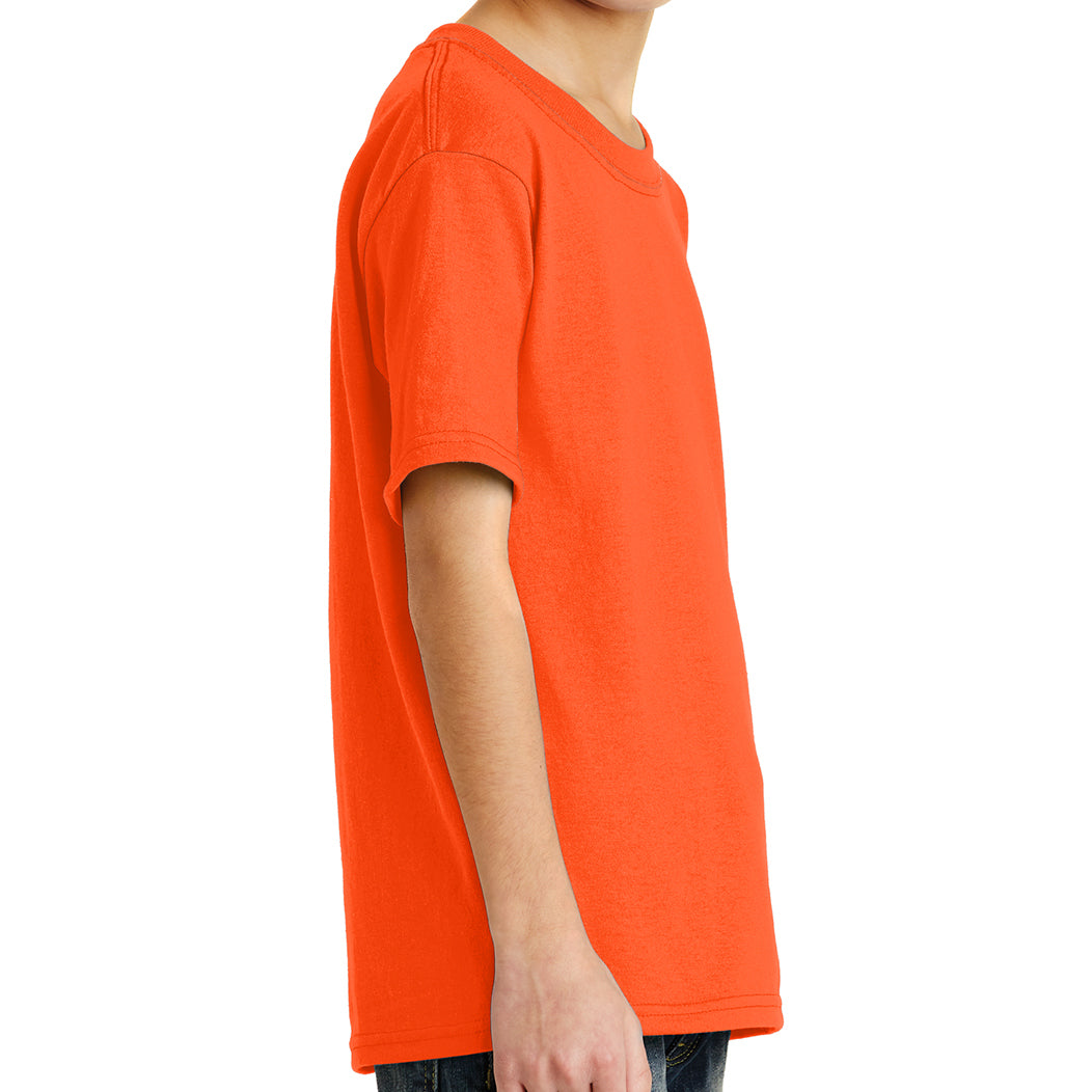 Youth Core Blend Tee - Safety Orange