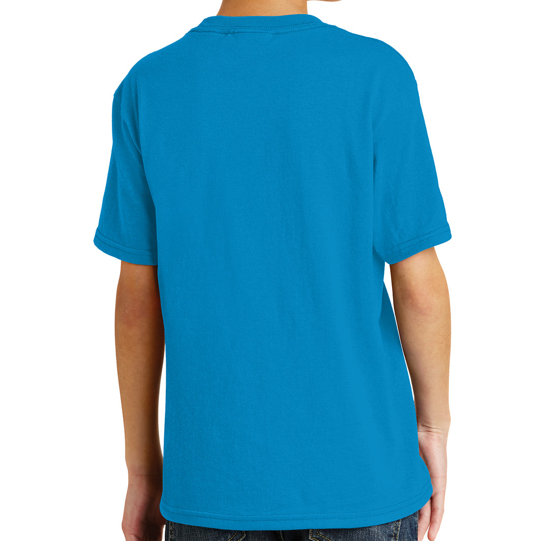 Youth Core Blend Tee - Sapphire