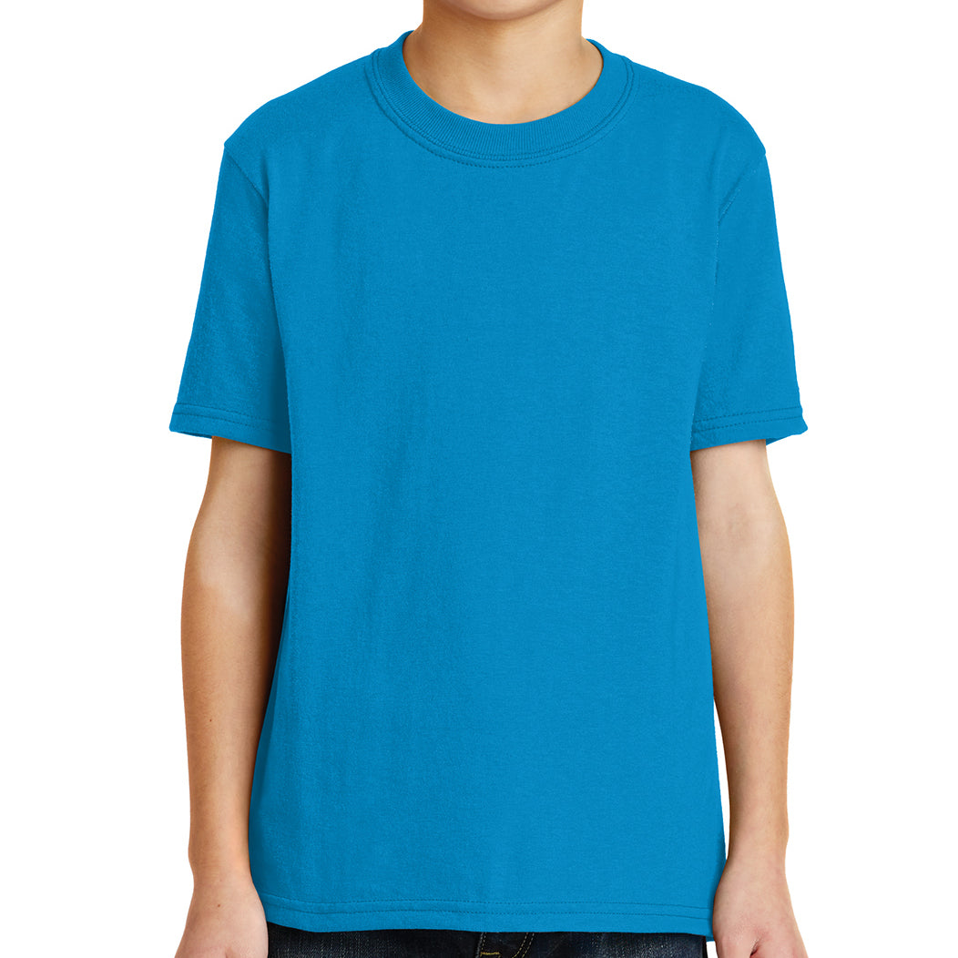 Youth Core Blend Tee - Sapphire