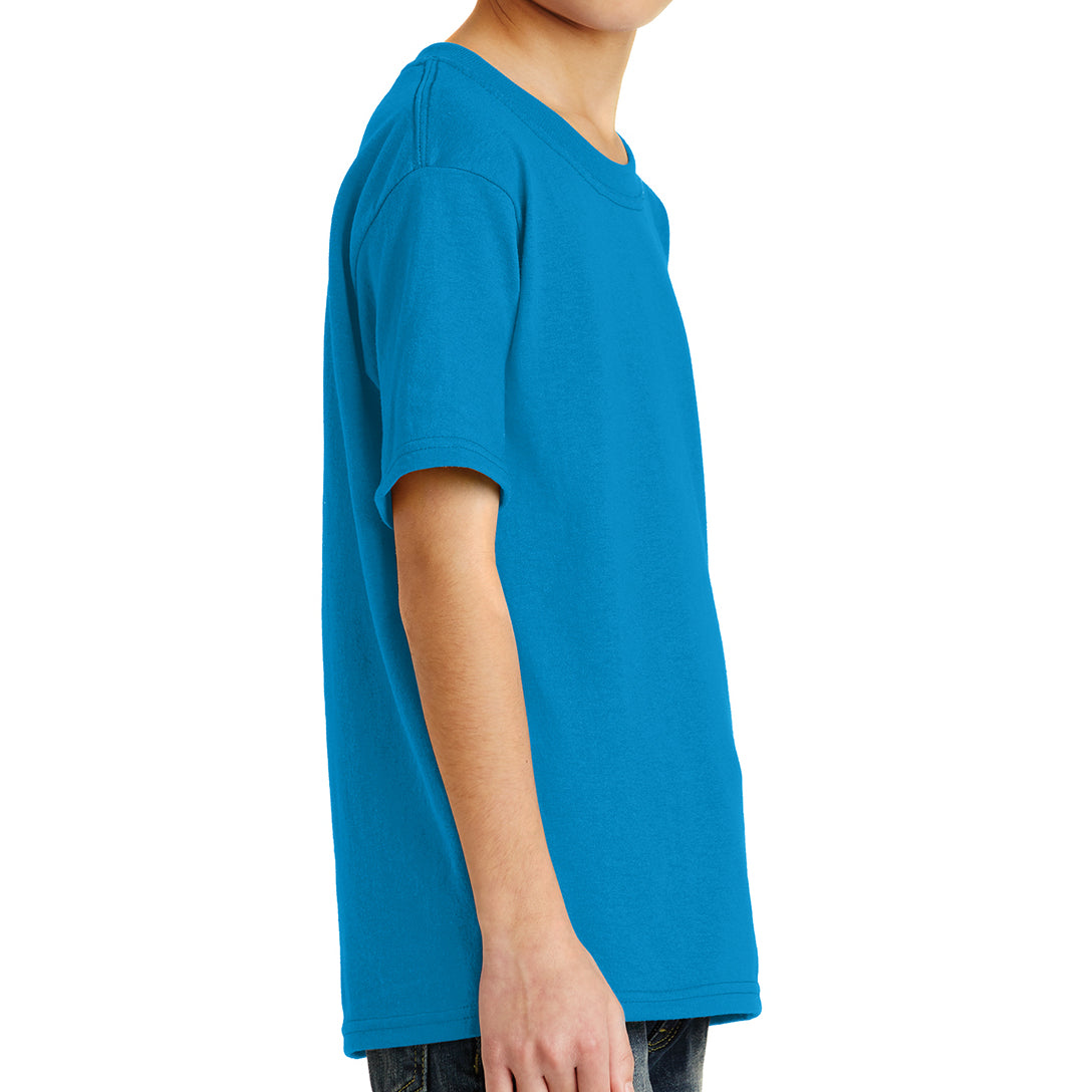 Youth Core Blend Tee - Sapphire