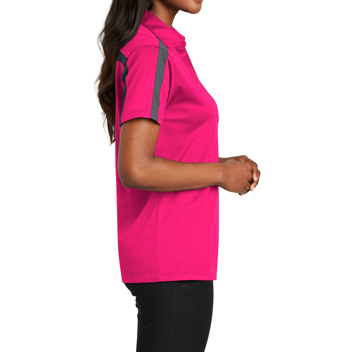 Women's Silk Touch Performance Colorblock Stripe Polo