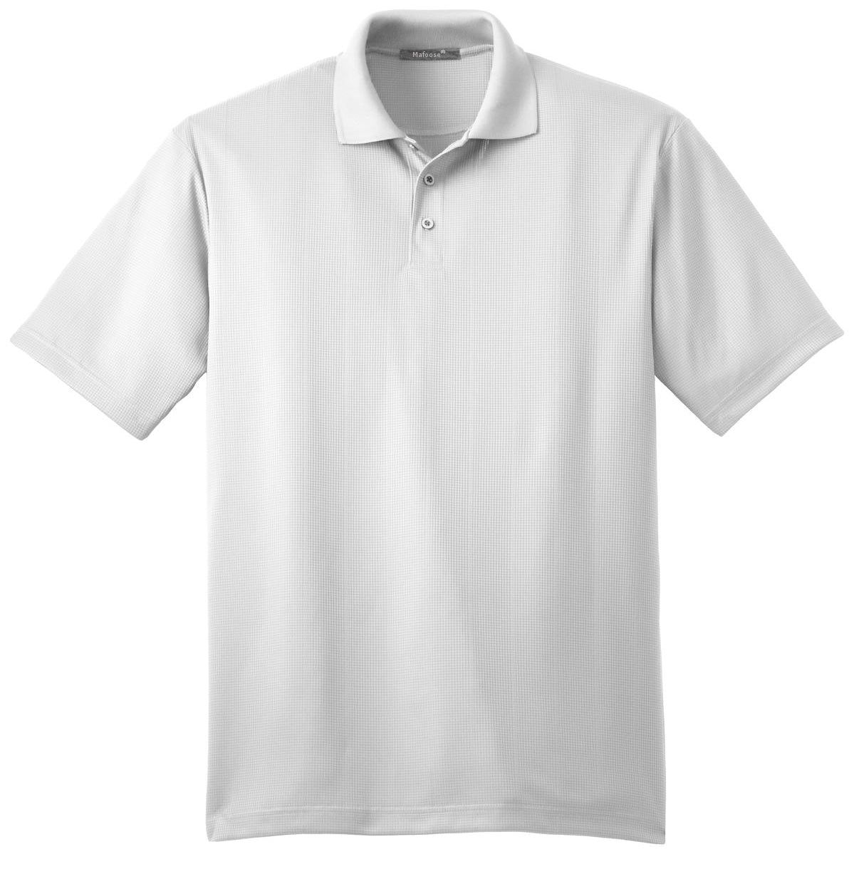 Mafoose Men's Performance Fine Jacquard Polo White-Front