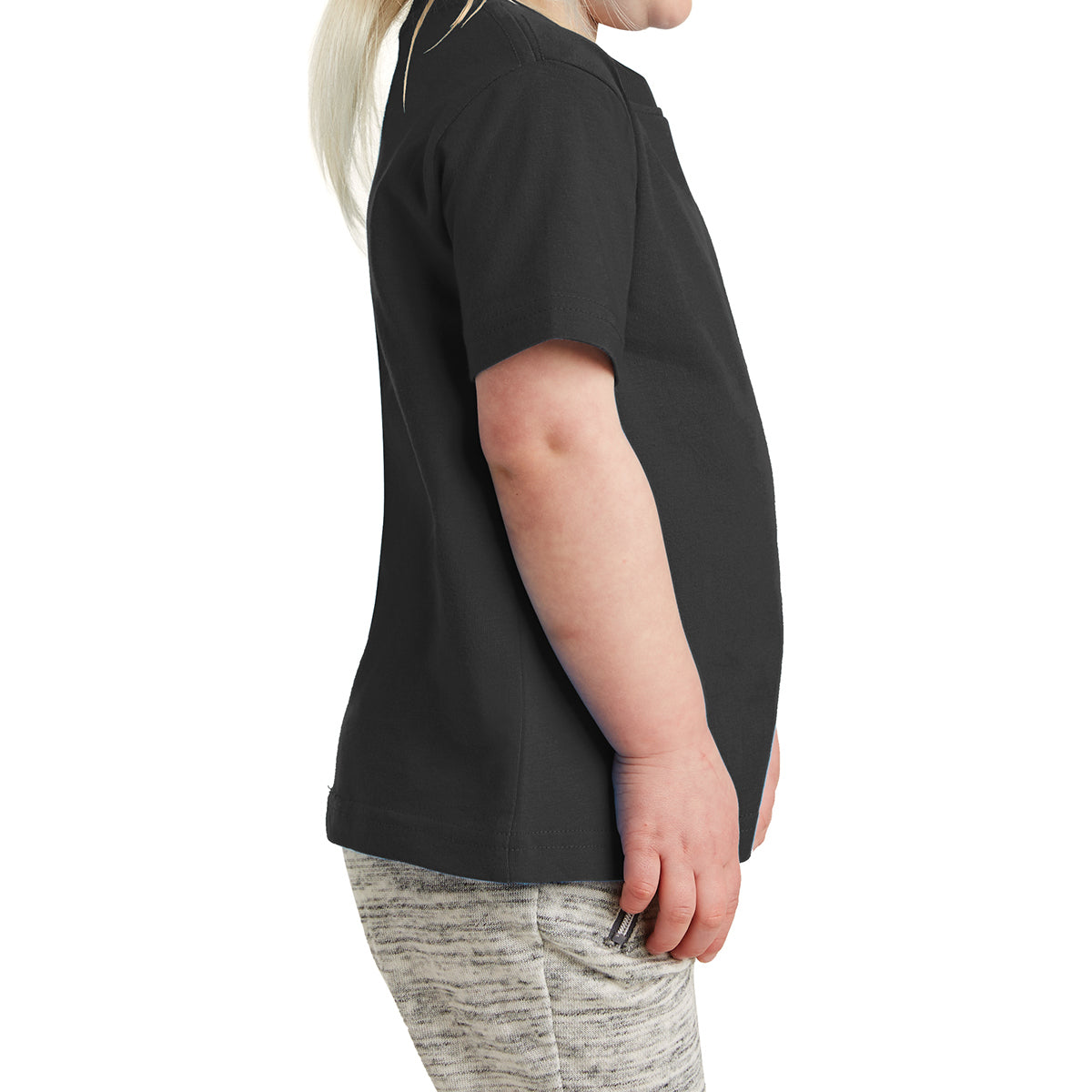 Toddler Fine Jersey Tee - Black